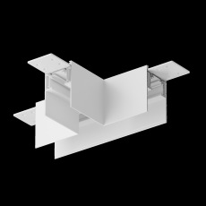 Коннектор Т-образный Gravity накладной белый, TRA010CT-41W
