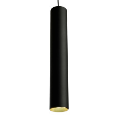 Светильник потолочный Feron ML1018 Barrel levitation на подвесе MR11 35W 230V, черный + золото 40*250