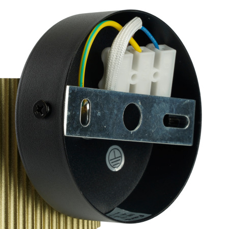 Светильник настенный Feron HL4580 ARIA 12W, 230V,GX53, золото+черный IP20