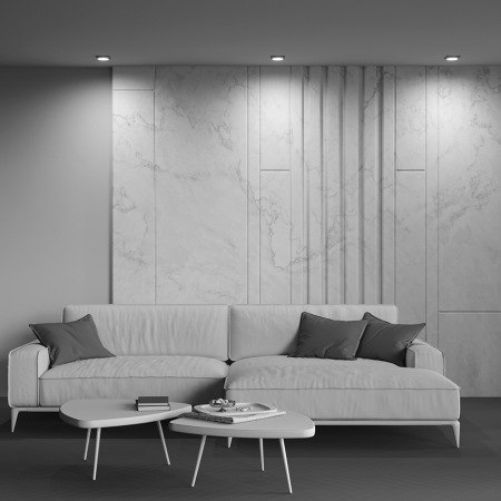 Встраиваемый светильник Hoop GX53 1x15Вт DL086-GX53-SQ-BW