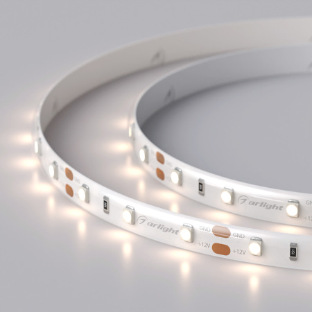 Лента RTW 2-5000SE 12V Day (3528, 300 LED, LUX) (Arlight, 4.8 Вт/м, IP65)
