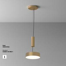 Потолочный светильник Zon 4000K 24W 120°, C032CL-24W4K-RD-MG