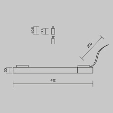 Блок питания встаиваемый 24В, 100Вт, TRA184DR-100B