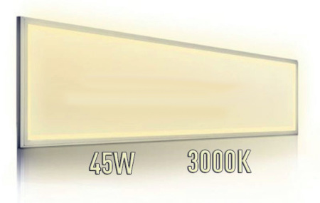 Светодиодная панель 1200x300, 220 Вольт, 45 Ватт, IP44, Серебристый, 103365