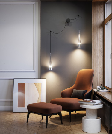 Настенный светильник (бра) Sintesi 3000К 24Вт P090WL-L24CH3K