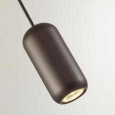 5060/1D PENDANT ODL24 449 коричн./черный/металл Подвес GU10 LED 4W COCOON