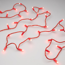 Светодиодная гирлянда ARD-STRING-CLASSIC-10000-RED-100LED-MILK-STD Red (230V, 7W) (Ardecoled, IP65)