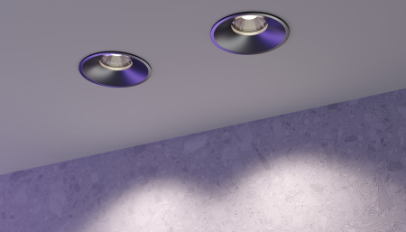 Встраиваемый светильник Round 4000K 12W 60°, DL058-12W4K-B