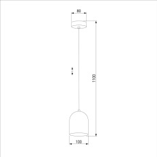 Подвесной светильник TK Lighting 4448 Tempre White