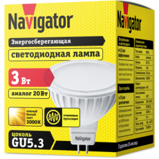 Светодиодная лампа NLL-MR16-3-230-3K-GU5.3