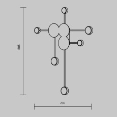 Настенный светильник (бра) Wonder, FR5440WL-L17B