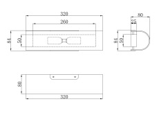 Настенный светильник (бра) Gioia E14х2 40Вт, P011WL-02CH