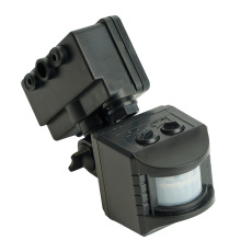 Датчик движения 1200W 10m 120° черный, SEN15/LX02