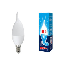 Лампа светодиодная E14 7W 3000K матовая LED-CW37-7W/WW/E14/FR/NR UL-00003801