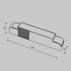 Источник питания Triac 30-40W IP20, PSL-TR40-750-900mA