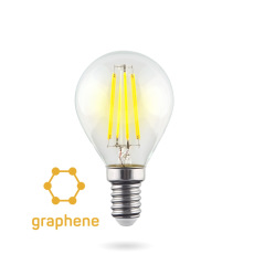 Лампа светодиодная Voltega E14 6,5W 2800K прозрачная VG10-G45E14warm9W-F 7136