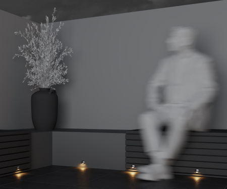 Встраиваемый светильник Flash 3000K 1Вт IP 67, O044DL-L1S3K