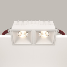 Встраиваемый светильник Alfa LED 3000K 2x15Вт 36° DL043-02-15W3K-SQ-W