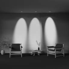 Встраиваемый светильник Lens 12Вт 3000К 70°, DL105-12W3K-W