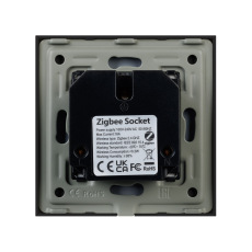 Розетка электрическая с Zigbee управлением SCT-OMALI-EUZB1-PL-BK (240V, 16A, Zigbee) (Arlight, -)