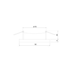 Встраиваемый светильник Elektrostandard 122 MR16 серебро/черный 4690389168895