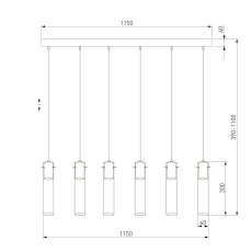 Подвесной светильник TK Lighting 3150 Look Graphite