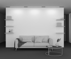 Трековый светильник Basis Exility 2700K 30Вт 120°, TR030-2-30W2.7K-B