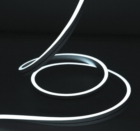 Гибкий Неон Rich LED, односторонний, белый, 8*16 мм, 24 В, 50 м, RL-FX816-120-24V-W/W