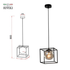 Подвесной светильник Rivoli Miyuki 5146-201 Б0054980