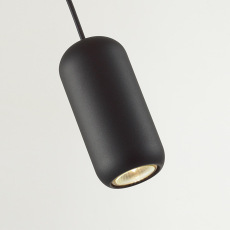 5060/1B PENDANT ODL24 449 черный/металл Подвес GU10 LED 4W COCOON