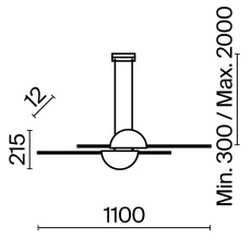 Подвесной светильник Skyline 4000K 26Вт, MOD179PL-L26W4K