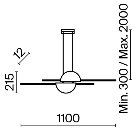 Подвесной светильник Skyline 4000K 26Вт, MOD179PL-L26W4K