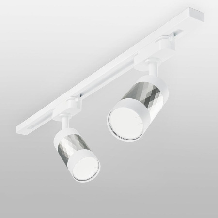 Трековый светильник Elektrostandard Mizar GU10 MRL 1007 белый/серебро 4690389148033