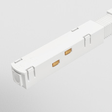 Коннектор питания прямой Gravity белый, TRA004PC-22W