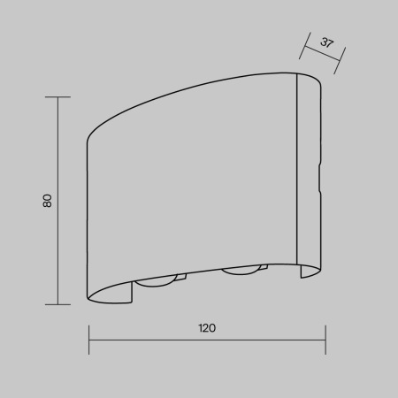 Архитектурная подсветка Strato 3000К 4Вт IP 54, O417WL-L4B3K