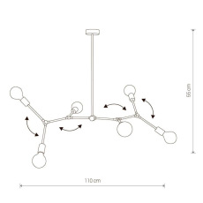 Подвесная люстра Nowodvorski Twig 9138