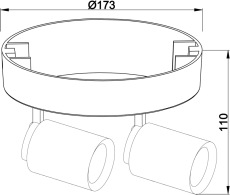 Накладной светильник Deko-Light Librae Round II 348077