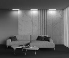 Трековый светильник Basis Unity 3000K 24Вт 110°, TR000-1-24W3K-W