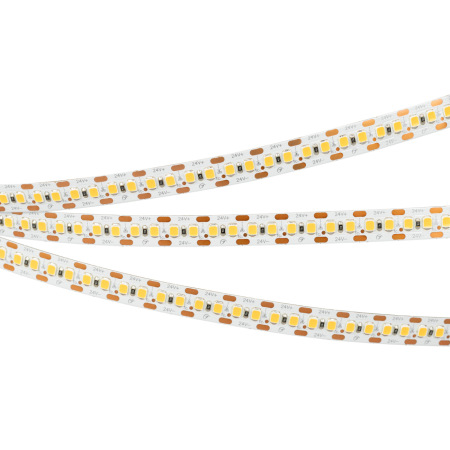 Лента RT-A168-10mm 24V Warm3000-CX2 (17.3 W/m, IP20, 2835, 5m) (Arlight, резка 2 светодиода)