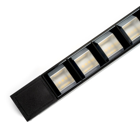 Светодиодный светильник Feron AL130 трековый однофазный на шинопровод 30W 4000K 60 градусов черный серия LensLine
