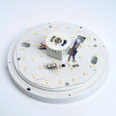Светильник светодиодный пылевлагозащищённый с ИК-датчиком Feron AL3016 в пластиковом корпусе 12W 4000K IP65 белый