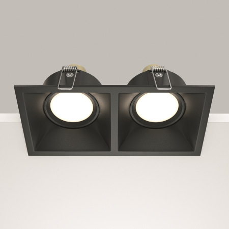 Встраиваемый светильник Dot GU10 2x50Вт DL029-2-02B