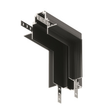 Угловой коннектор внутренний S35 встраиваемый черный, TRA004ICL-22B