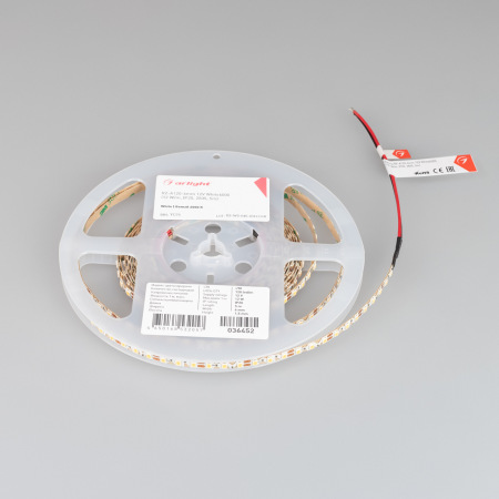 Лента RZ-A120-6mm 12V White6000 (12 W/m, IP20, 2835, 5m) (Arlight, 12 Вт/м, IP20)