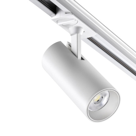 359155 PORT NT23 091 белый Светильник трековый однофазный двухжильный IP20 LED 24W 220V 3000К 2300Лм SELENE
