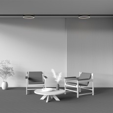 Трековый светильник Rim Exility 4000K 24Вт 120°, TR227-2-24W4K-B