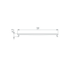 Экран LINE-6070-3000 OPAL (Arlight, Пластик)