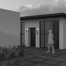 Настенный светильник (бра) Alura E27х1 35 Вт IP54