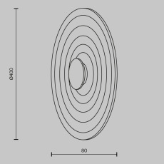 Настенный светильник (бра) Nami 3000К 6Вт, MOD400WL-L5GR3K