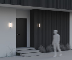 Настенный светильник (бра) Rounge 3000К 12Вт IP54, O482WL-L12B3K